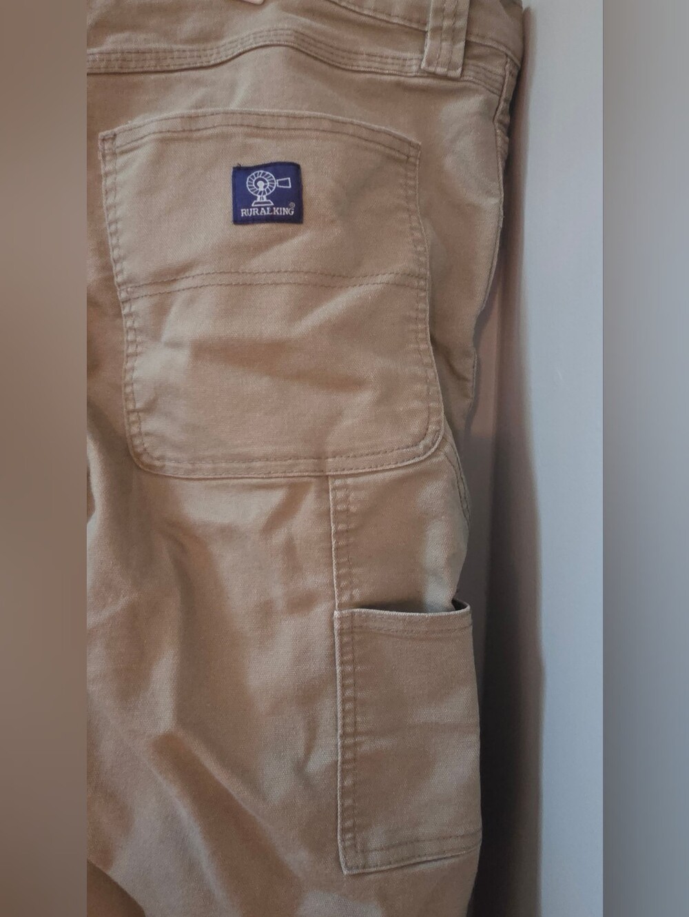 Rural King Men’s Tan Work Carpenter Pants 42x34